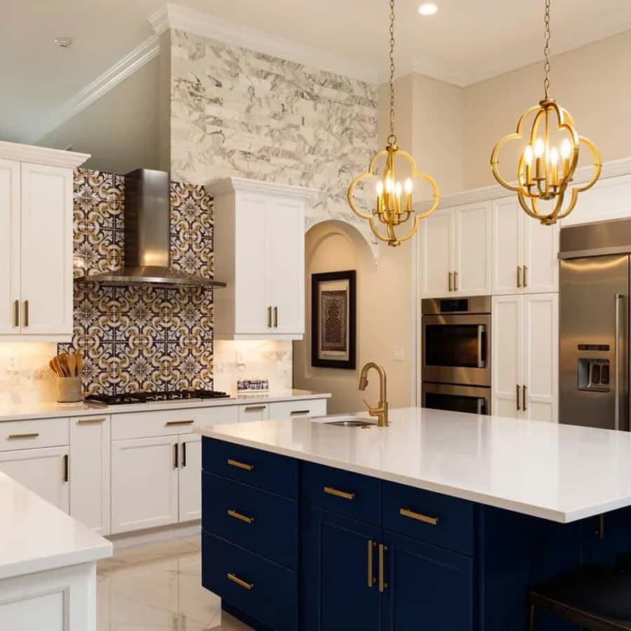 White shaker kitchen remodel