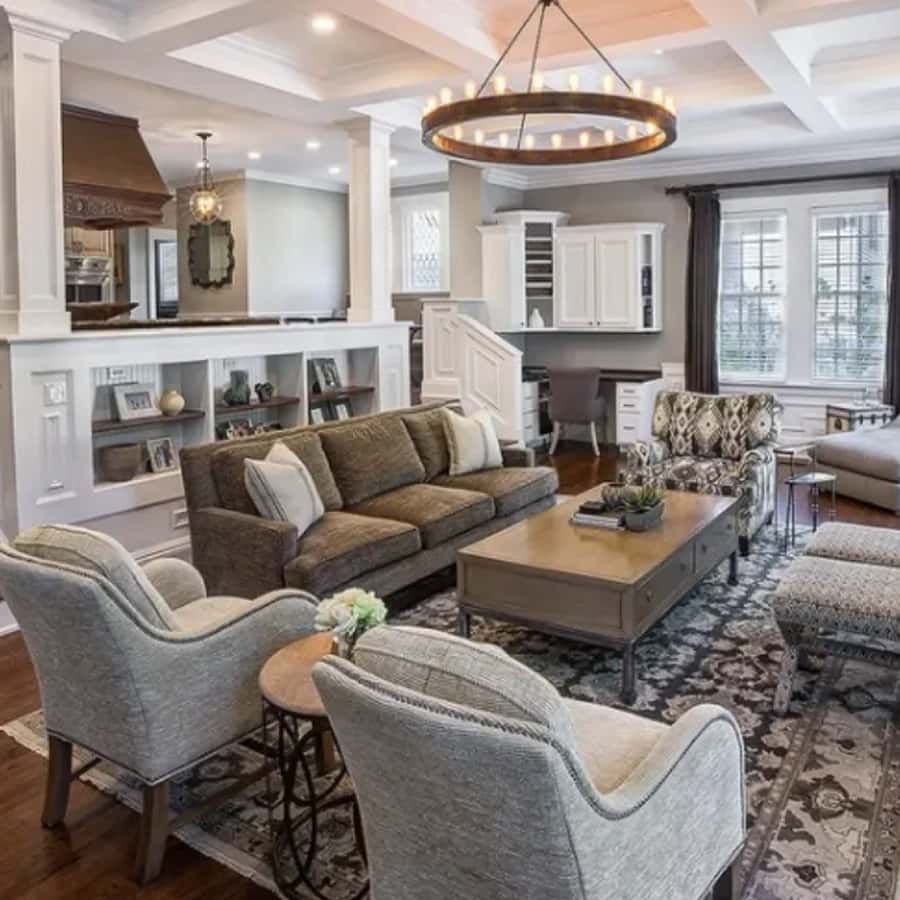 Whole-home remodel living space